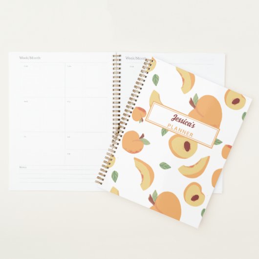 Mélange Peaches Monogramme personnalisé (Devant avec enveloppe)