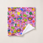 😍 mélangé rose (Gant de toilette)