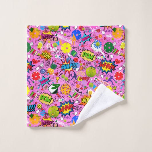 😍 mélangé rose (Gant de toilette)