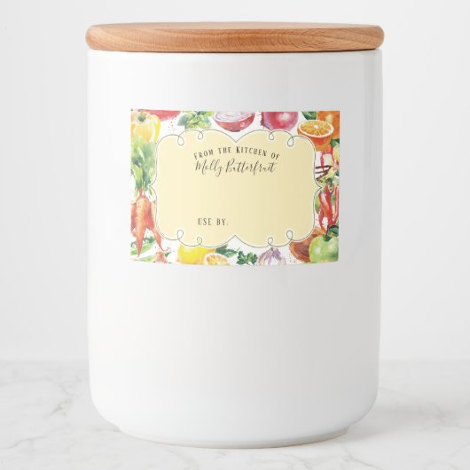 Mélange universel de légumes de fruits étiquettes (Devant)