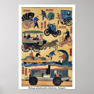 Melange van fashioneerbare voertuigen van Notay Poster