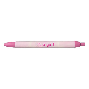 Mélanges roses mélangés C'est une fille Stylos béb
