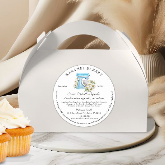 Mélangeur d'aquarelle Étiquette Fleur de marguerit