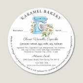 Mélangeur d'aquarelle Étiquette Fleur de marguerit