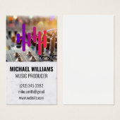 Mélangeur de carte son | Tech | Logo numérique (Devant & derrière)