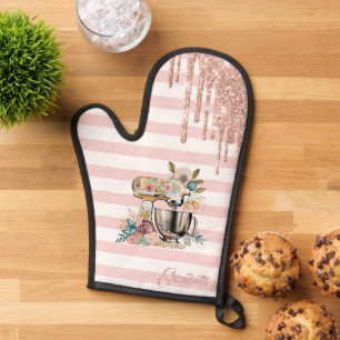 Mélangeur de gâteau floral, Coulures scintillantes