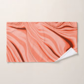 Mélangez la pêche, saumon, corail clair et rose (Serviette à main)