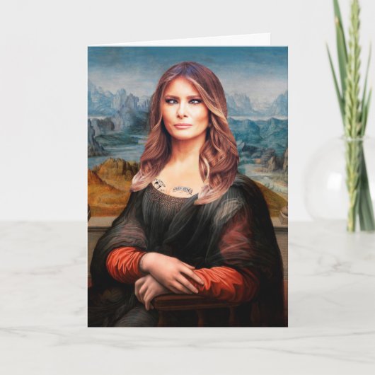 Melania Apathétique Carte de voeux d'anniversaire (Devant)