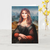 Melania Apathétique Carte de voeux d'anniversaire (Fleur jaune)