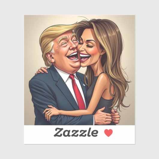 Melania Donald Trump Sticker (Vel)