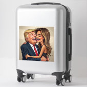 Melania Donald Trump Sticker (Koffer)