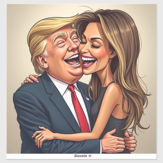 Melania Donald Trump Sticker (Vel)