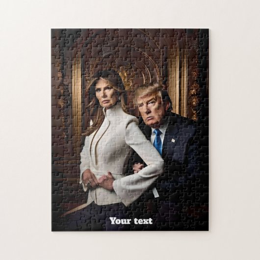 Melania en Donald Trump Legpuzzel (Verticaal)