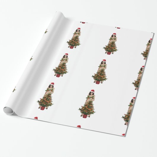 MELANIA, het kerstplan Cadeaupapier (Uitgerold)