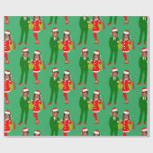 melania santa trump cadeaupapier (Vlak)