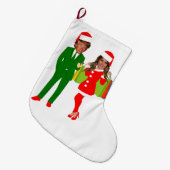 melania santa trump grote kerstsok (Voorkant (Hangend))