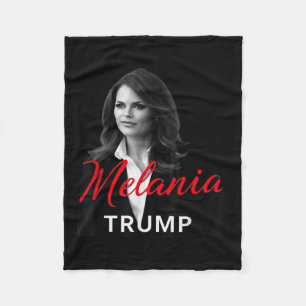 Melania Trump 2025 First Lady Inauguratie Foto Fleece Deken