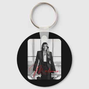 Melania Trump 2025 First Lady Inauguratie Foto Sleutelhanger