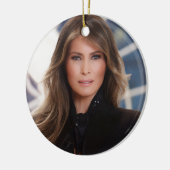 Melania Trump Official White House Keramisch Ornament (Links)