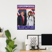 Melania Trump Poster (Thuiskantoor)
