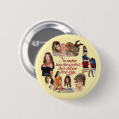 Melania Trump Ronde Button 5,7 Cm (Voorkant /achterkant)