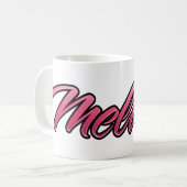 Melanie faded pink Tasse de thé (Devant gauche)
