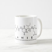Mélanie nom peptide mug (Devant droit)