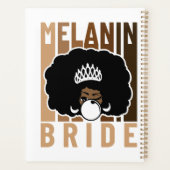 Melanin Bride Poppin Planificateur (Dos)