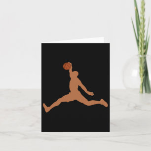 Melanin Bysketbyll Speler Dunk Black Geschiedenis Kaart