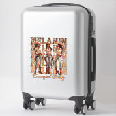 Melanin Cowgirl Swag Sticker (Koffer)