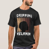 Melanin Drift Melanin Women Black Girl Melanate T-shirt (Voorkant)