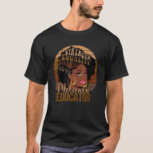 Melanin Educator T-shirt (Voorkant)