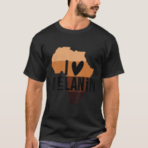 Melanin Elke schaap houdt van je huid zwart. T-shirt