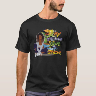 Melanin Game Is Strong Phenomenal Proud Afro Black T-shirt