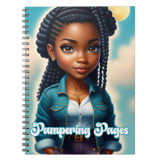 MELANIN GEÏNSPIREERD 80 PAGINA'S SPIRAAL NOTITIEBO NOTITIEBOEK