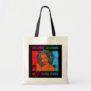 Melanin Grandma Best Nana Ever Moederdag Tote Bag