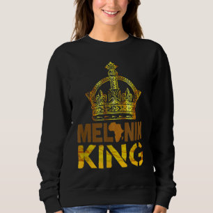 Melanin King for Men African Black History Maandag Trui