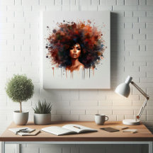 Melanin Muse Abstracte Elegantie