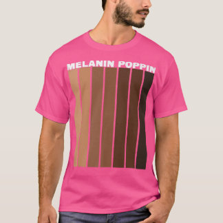Melanin Poppin Black History Maand Pride A T-shirt