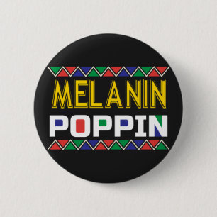 Melanin Poppin Ronde Button 5,7 Cm