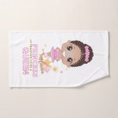 Melanin Princesse Entraînement Pour Être Reine Bal (Serviette à main)