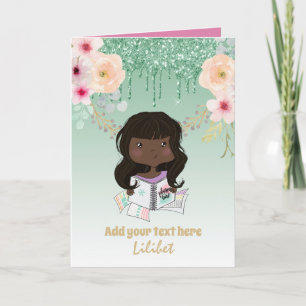 Melanin Prinses Verjaardagskaarten voor alle Leeft Kaart