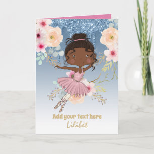 Melanin Prinses Verjaardagskaarten voor alle Leeft Kaart