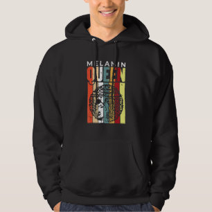 Melanin Queen Black History Mah Black Pride Afro Hoodie