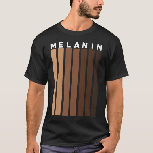 Melanin Shades Black Pride Gift T-shirt (Voorkant)