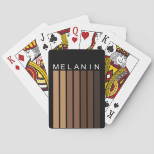 Melanin Shades Graphic and Text Pokerkaarten