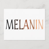 MELANIN Shades of Black Briefkaart (Voorkant)
