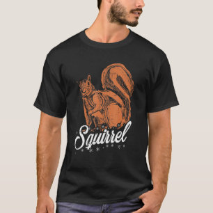 Melanin Squirrel Black History Maand BLM Animals W T-shirt