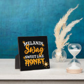 MELANIN Sweet like Honey SWAG Monogram Fotoplaat (Insitu)