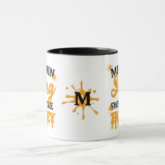 MELANIN Sweet like Honey SWAG Monogram Mok (Midden)